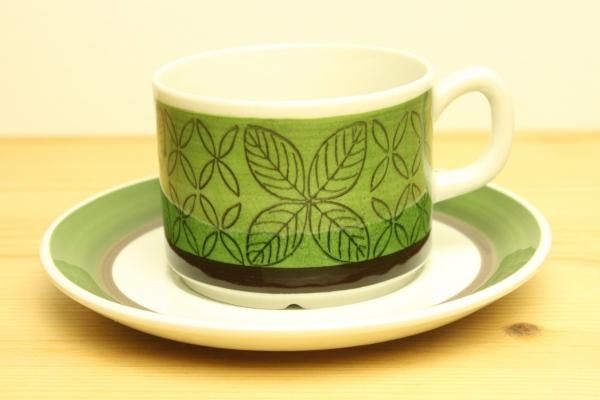 【北欧vintage】UpsalaEkeby　ASTRA　カップ＆ソーサー ビンテージ】UPSALA EKEBY Gefle ASTRA カップ＆ソーサー ゲフレ