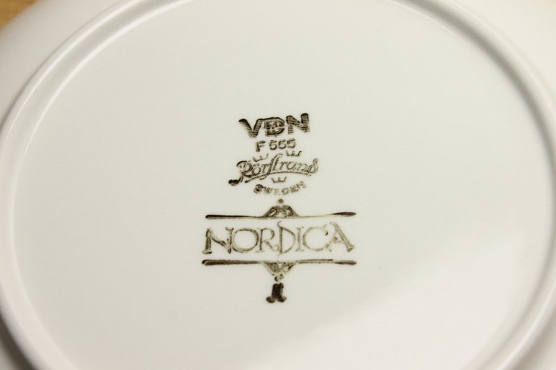 RORSTRAND(ロールストランド) Nordica(ノルディカ) ティーカップ＆ソーサー - Hokuo Design Stockholm