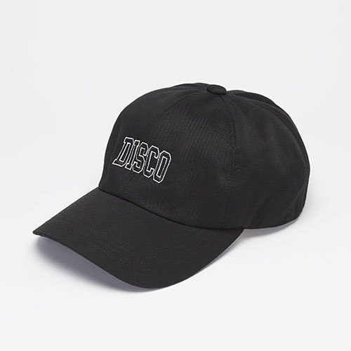 <font color=red>SOLD OUT</font> 6 PANEL CAP / DISCO / BLACK（6パネルキャップ/ ディスコ/ブラック）「帽子」