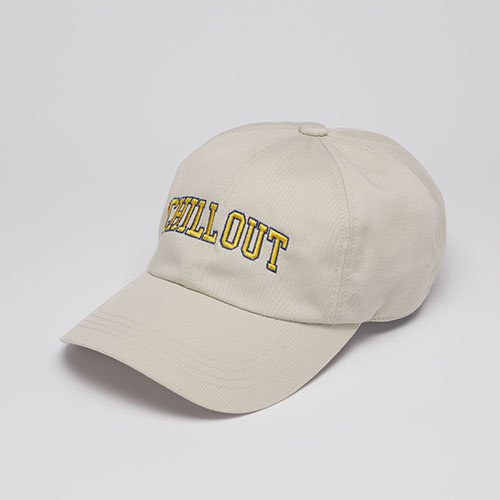 <font color=red>SOLD OUT</font>  6 PANEL CAP / CHILL OUT / BEIGE（6パネルキャップ/ チルアウト/ ベージュ）「帽子」