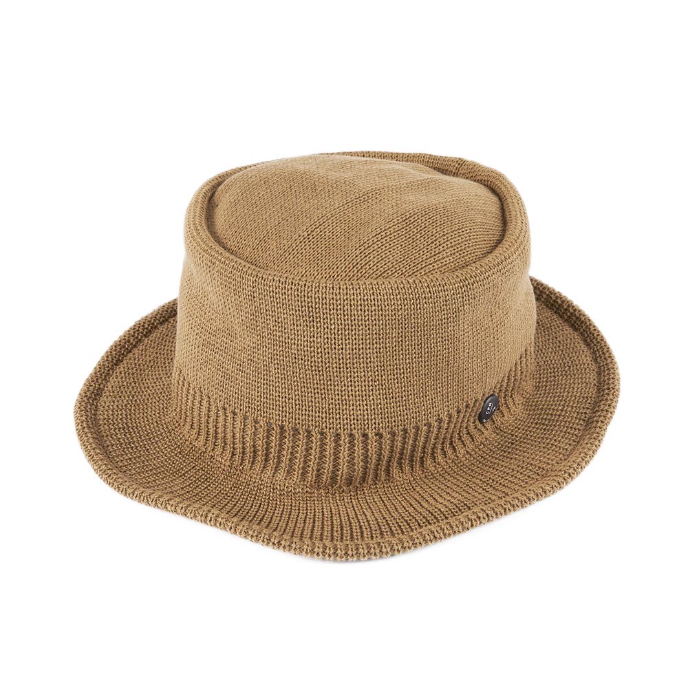 KNIT HAT / WIRED BRIM / BROWN （ニットハット / ワイヤードブリム / ブラウン）「帽子」