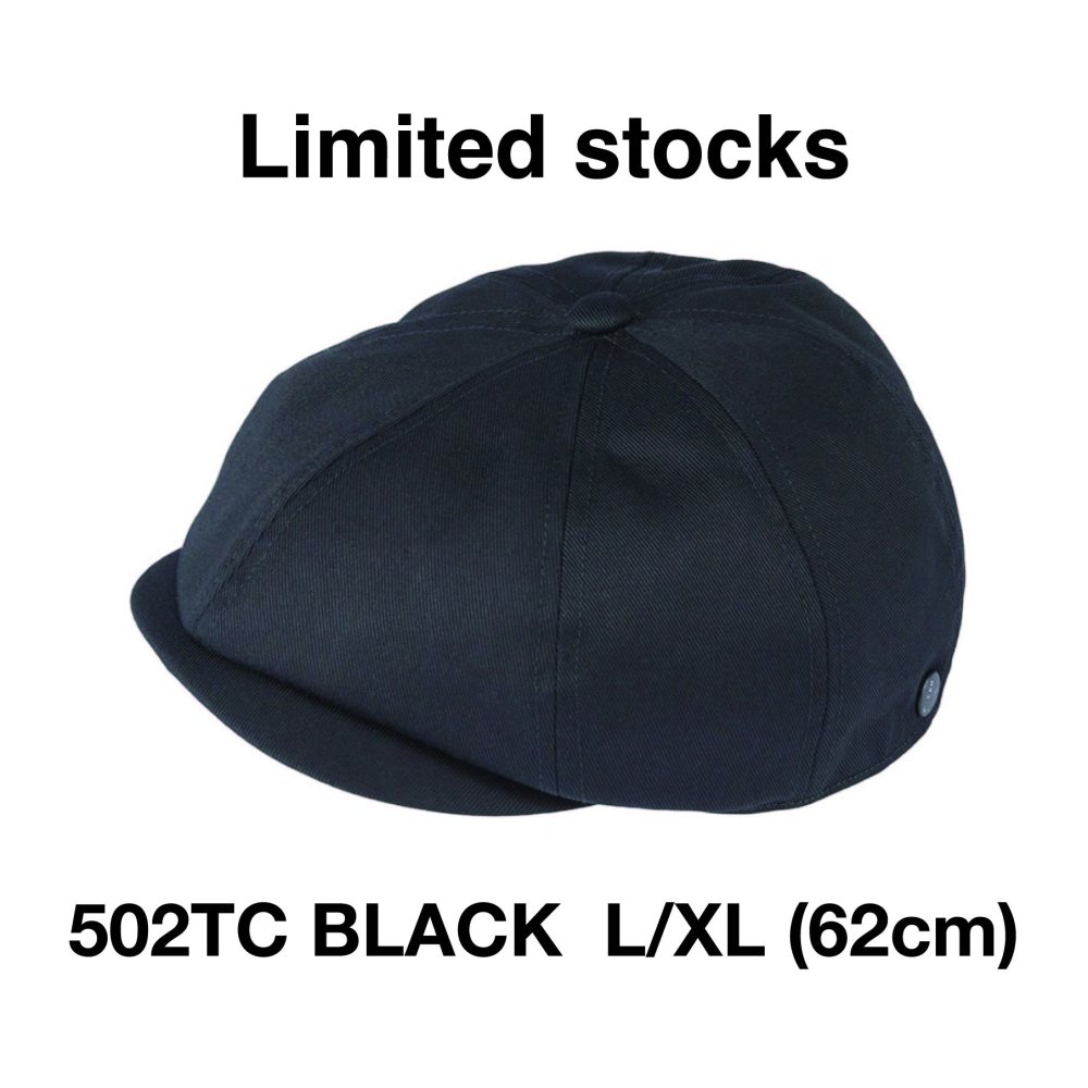 <font color=red>SOLD OUT</font> 502TC TWILL CASQUETTE / BLACK/ L/XL（502TC ツイルキャスケット / ブラック/ L/XL）