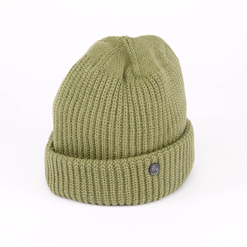 <font color=red>SOLD OUT</font>CUFF KNIT CAP / SEAMLESS RIB / KHAKI（カフニットキャップ / シームレス リブ / カーキ）「帽子」