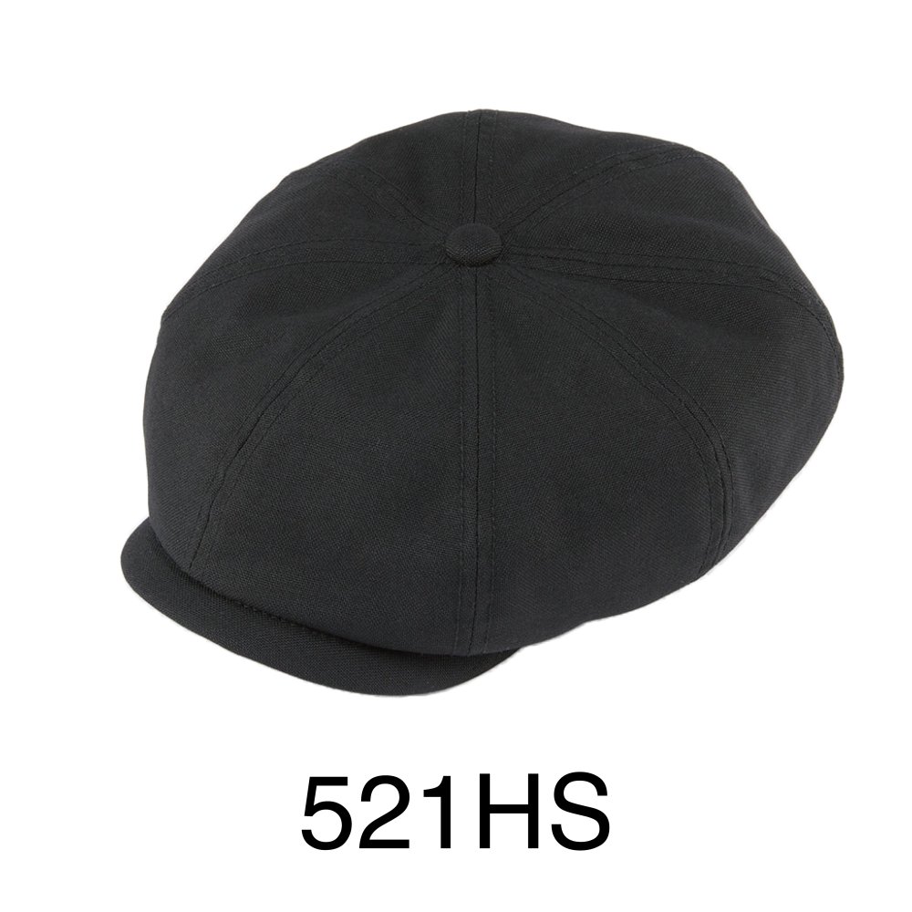<font color=red>NEW</font> 521HS HOPSACK CASQUETTE / BLACK（521HS ホップサップ キャスケット）「帽子」