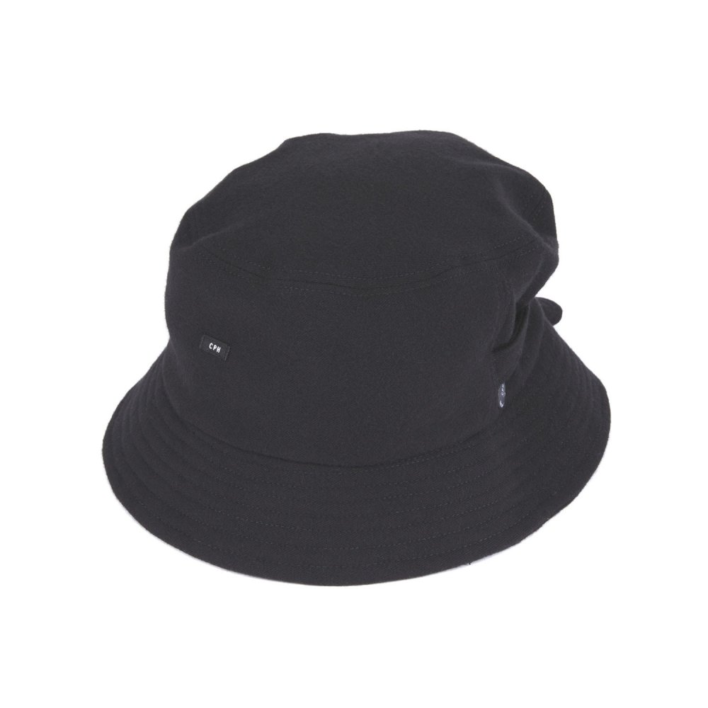 <font color=red>NEW STOCK</font> BACKET HAT / MELT BAGGY / BLACK（バケットハット/メルトバギー/ブラック）「帽子」
