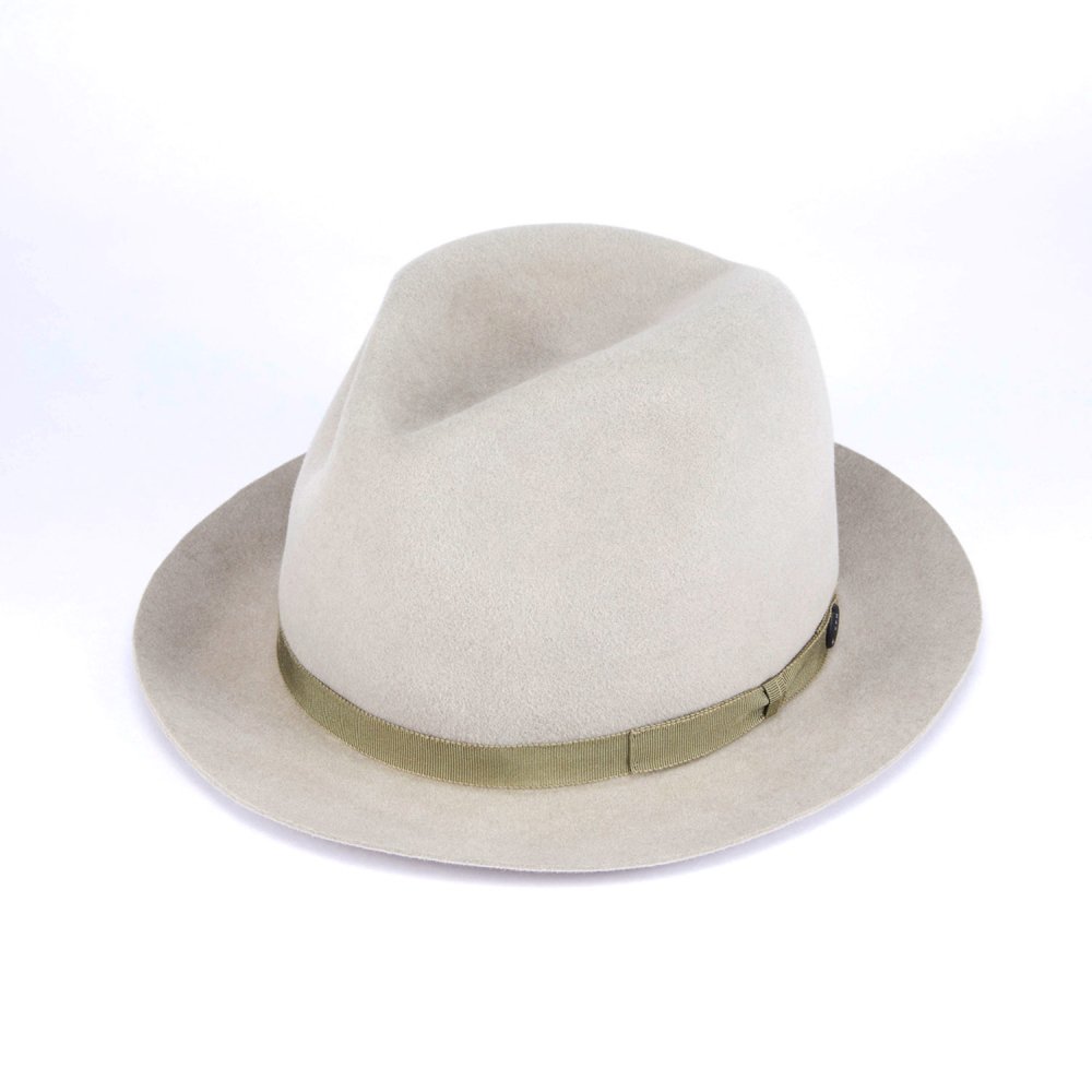  FELT HAT / RABBIT FRONT PINCH / GRAY（フェルトハット/ ラビットフロントピンチ/ グレー）「帽子」