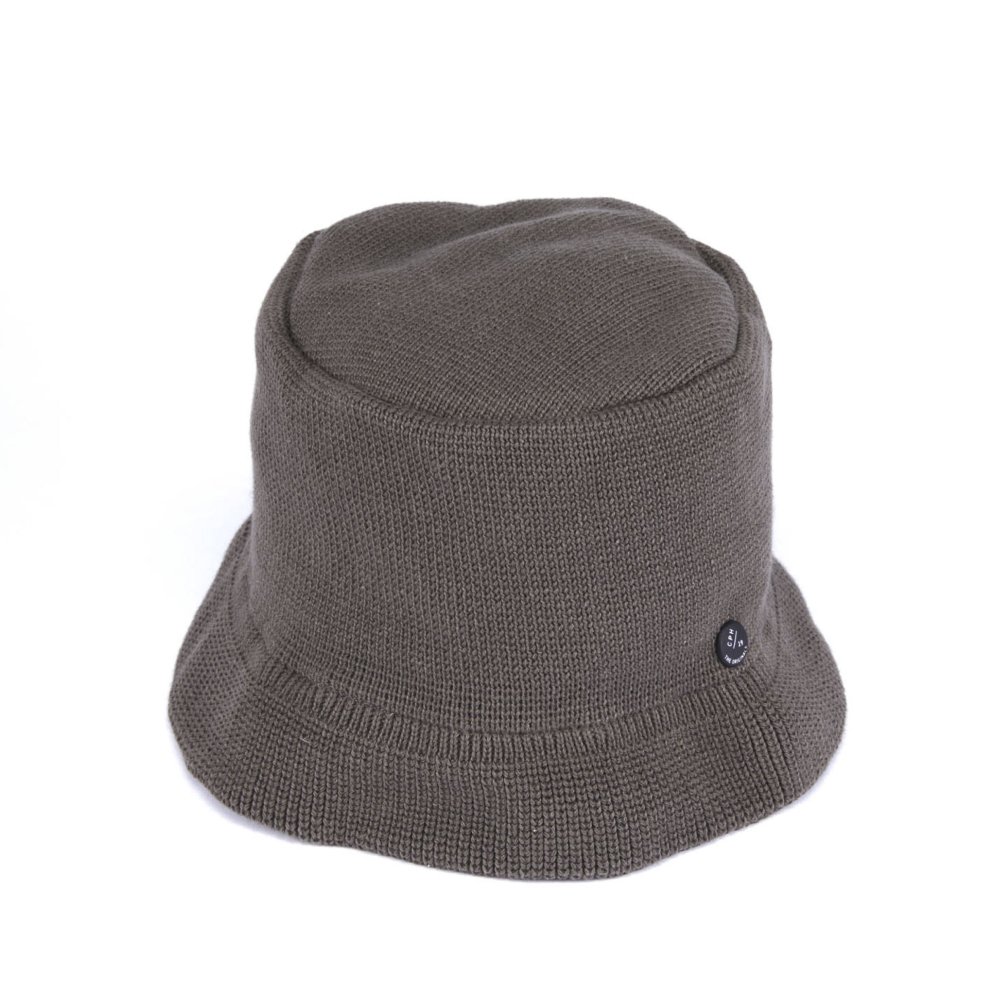 KNIT CAP / BUCKET / GRAY （ニットキャップ / バケット / グレー）「帽子」