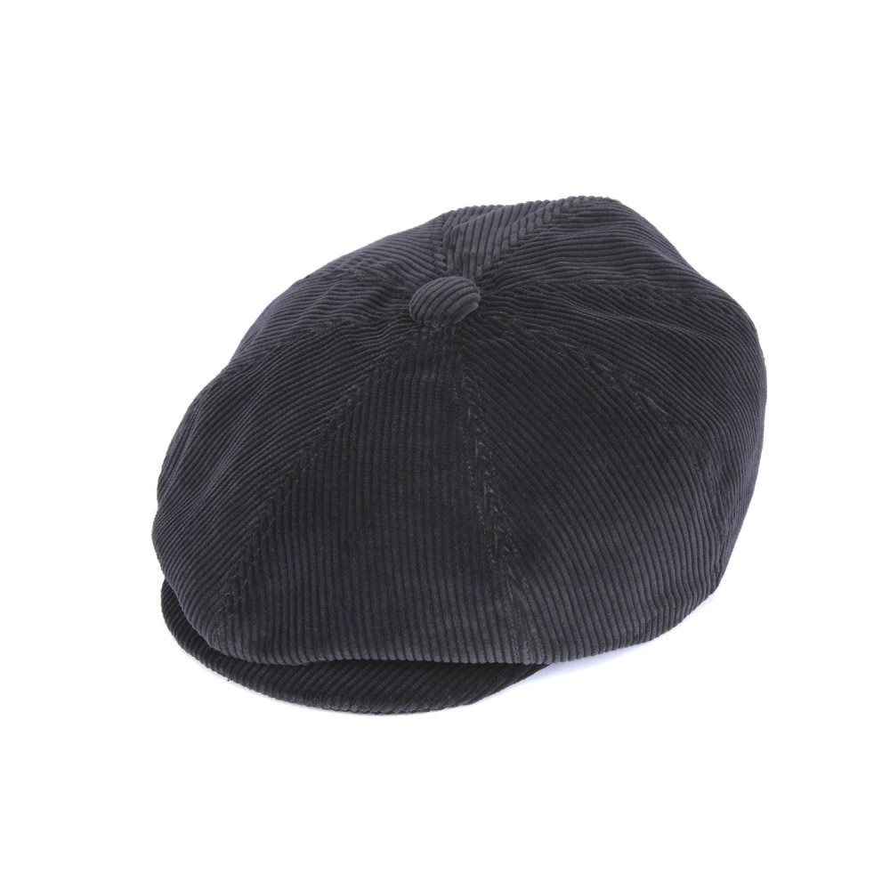 575CR CORDUROY CASQUETTE / BLACK（575CR コーデュロイキャスケット / ブラック）「帽子」