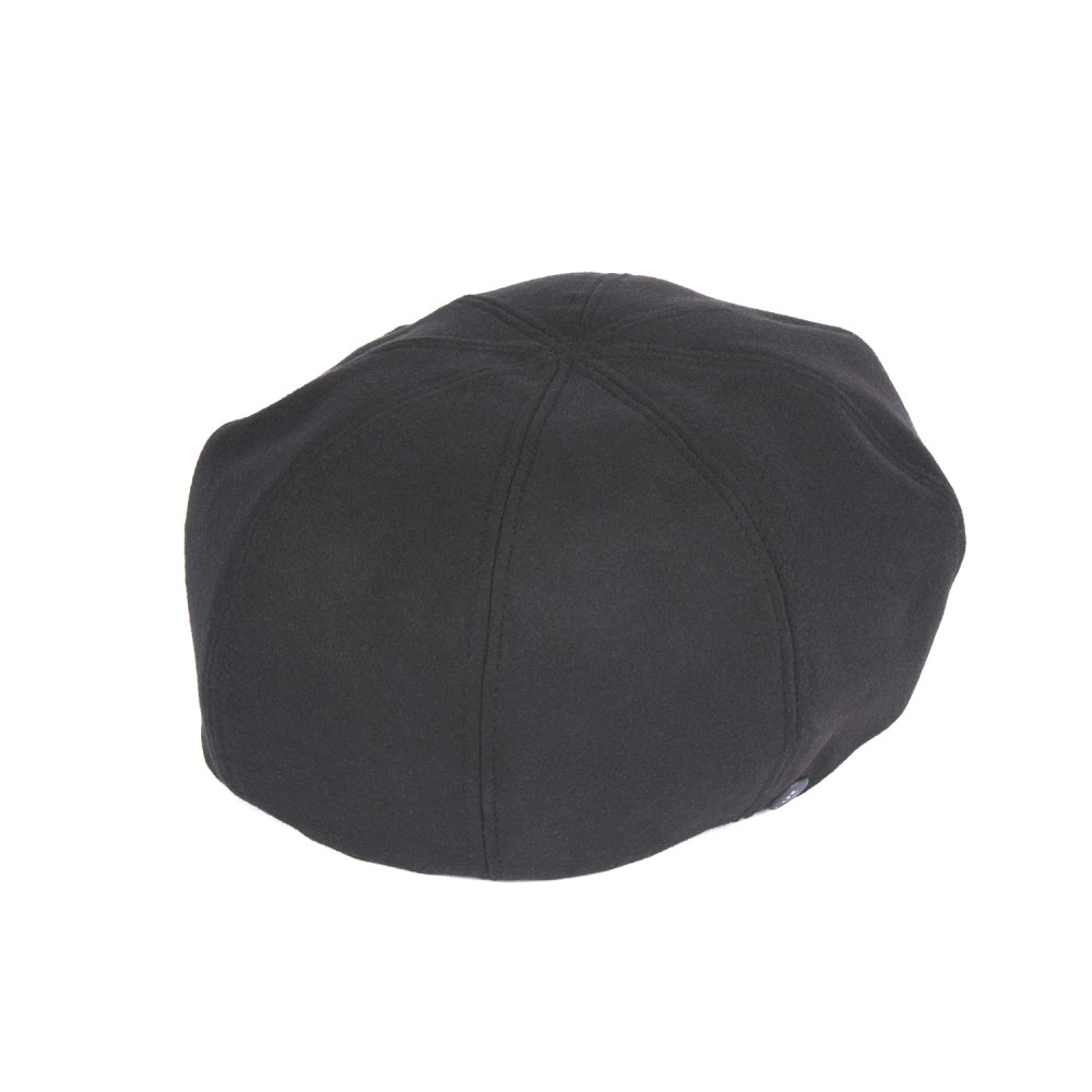  BERET / 8 PANEL WOOLLET / BLACK（ベレー/ 8パネルウーレット / ブラック）「帽子」