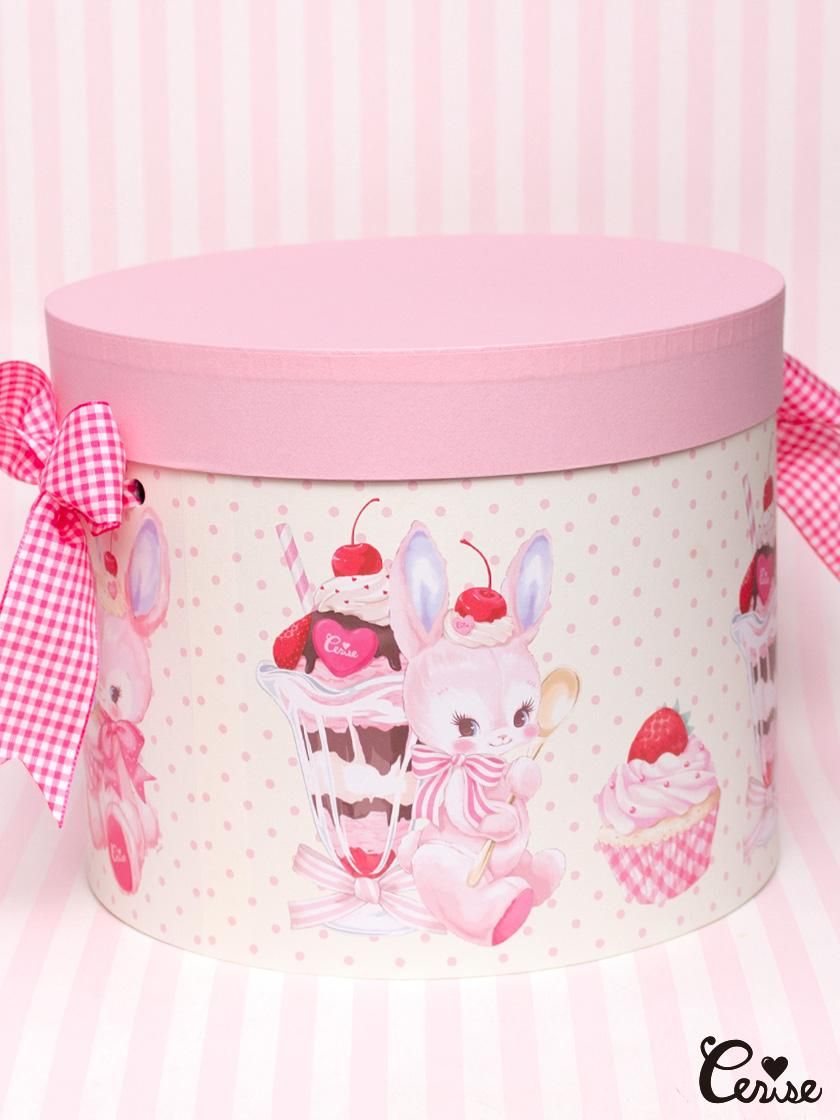 Hat Box シェリーバニーズ スイーツ帽子箱 Pk Cerise Web Store Hat Box シェリーバニーズ スイーツ帽子箱 Pk Cerise Web Store