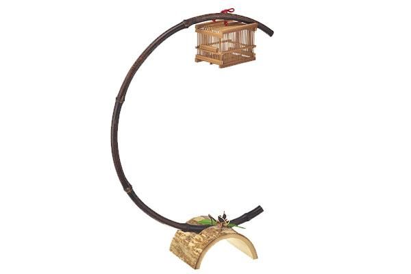 竹製　虫籠 竹製虫カゴ〔白竹・小〕 - 鳴く虫処 AkiMushi