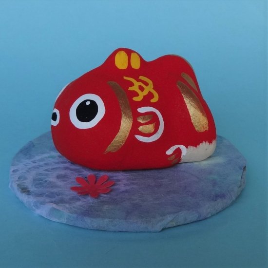 小金魚 (赤） - 和紙工芸品（張り子・雛人形・五月人形）の通販【飛騨高山 紙屋文二郎】