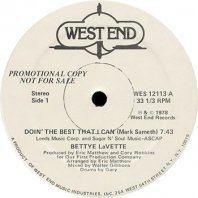 BETTYE LAVETTE / DOIN' THE BEST THAT I CAN