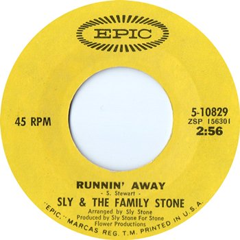 SLY & THE FAMILY STONE / RUNNIN' AWAY - New & Used Online Records Shop