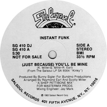 INSTANT FUNK / (JUST BECAUSE) YOU'LL BE MINE - New & Used Online Records  Shop