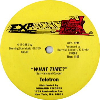 TELETRON / WHAT TIME? - New & Used Online Records Shop