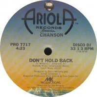 CHANSON / DON'T HOLD BACK