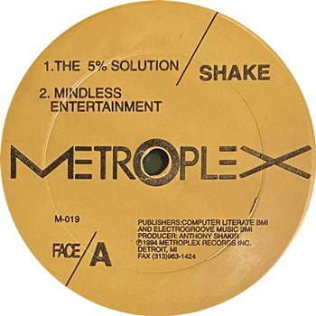 SHAKE / 5% SOLUTION - New & Used Online Records Shop