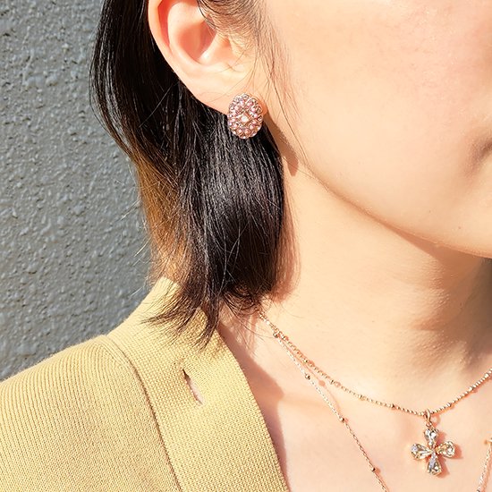 AMARO Pink Yellow pink ピアス - AMARO | Valeo オンラインショップ