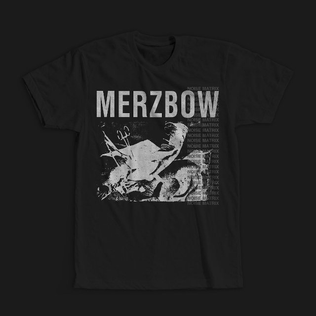 MERZBOW / NOISE MATRIX Tシャツ (黒ボディ／2色プリント) - LOS APSON ...