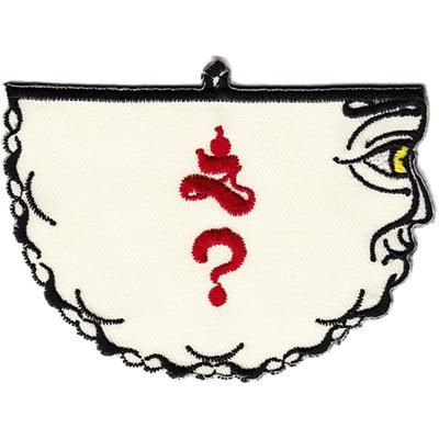 ESSU / 横顔刺繍ワッペン (右向き3) - LOS APSON? Online Shop