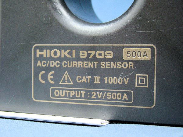 HIOKI 日置 9709 カレントセンサ AC/DC 交流/直流 500A 電流センサ