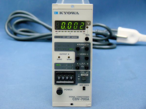 KYOWA 共和電業 CDV-700A シグナルコンディショナ 動ひずみ測定器 中古