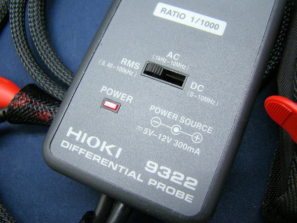 HIOKI 日置電機 9322 差動プローブ メモリハイコーダ用 中古 - 中古