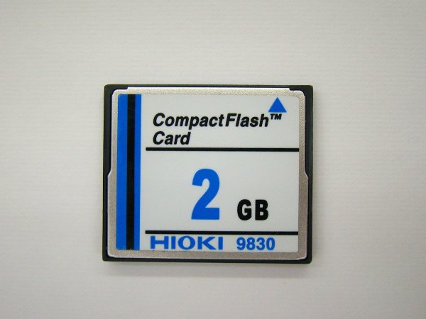 HIOKI 日置 PCカード 9830 2GB CFカード コンパクトフラッシュカード