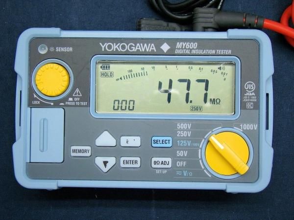 YOKOGAWA 横河 ディジタル絶縁抵抗計 MY600 デジタル絶縁抵抗計 中古 - 中古測定器・中古計測機器販売｜EXCEL WEB SHOP  (有限会社エクセル)