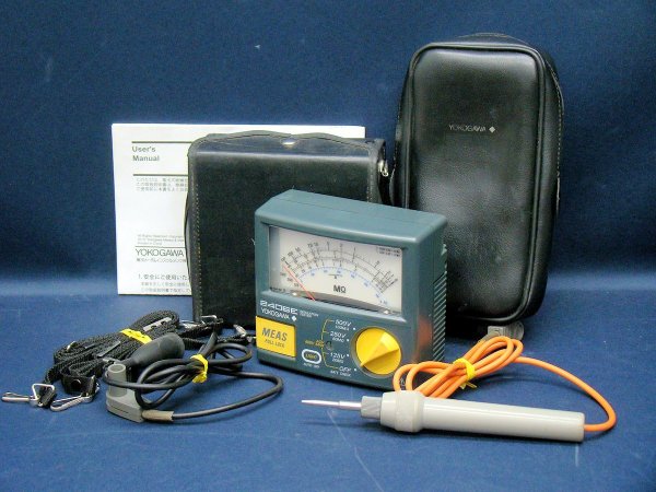 YOKOGAWA 横河 240643 2406 2406-43 2406E アナログ絶縁抵抗計 中古 - 中古測定器・中古計測機器販売｜EXCEL  WEB SHOP (有限会社エクセル)