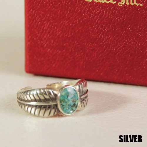 <img class='new_mark_img1' src='https://img.shop-pro.jp/img/new/icons46.gif' style='border:none;display:inline;margin:0px;padding:0px;width:auto;' />CALEE_[リング] TURQUOISE RING -SILVER