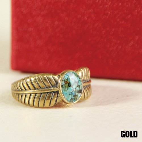 <img class='new_mark_img1' src='https://img.shop-pro.jp/img/new/icons46.gif' style='border:none;display:inline;margin:0px;padding:0px;width:auto;' />CALEE_[リング] TURQUOISE RING -BRASS