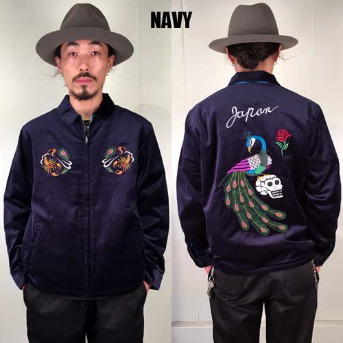 RADIALL PEAFOWL-SOUVENIR JACKET NAVY-