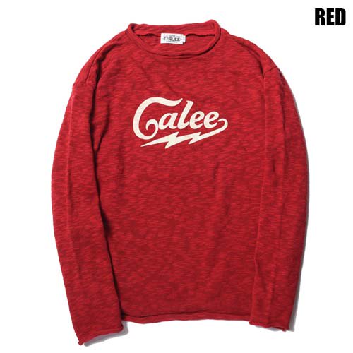 <img class='new_mark_img1' src='https://img.shop-pro.jp/img/new/icons47.gif' style='border:none;display:inline;margin:0px;padding:0px;width:auto;' />CALEE_[] COTTON SLUB KNIT SWEATER