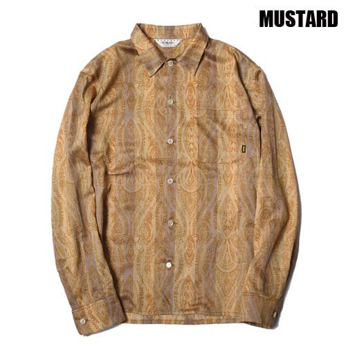 <img class='new_mark_img1' src='https://img.shop-pro.jp/img/new/icons46.gif' style='border:none;display:inline;margin:0px;padding:0px;width:auto;' />CALEE_[] SATIN PAISLEY STRIPE L/S SHIRT