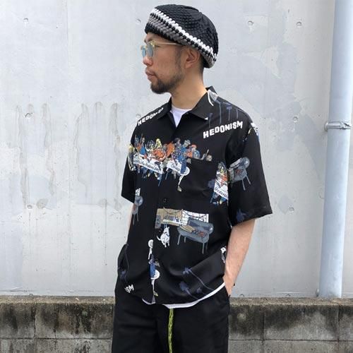 ラディアル バイブル BIBLE OPEN COLLARED 長袖シャツ M ラディアル バイブル BIBLE OPEN COLLARED 長袖シャツ M