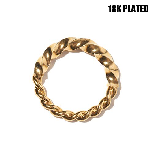 <img class='new_mark_img1' src='https://img.shop-pro.jp/img/new/icons47.gif' style='border:none;display:inline;margin:0px;padding:0px;width:auto;' />RADIALL [] TWIST PINKY RING 18K PLATED
