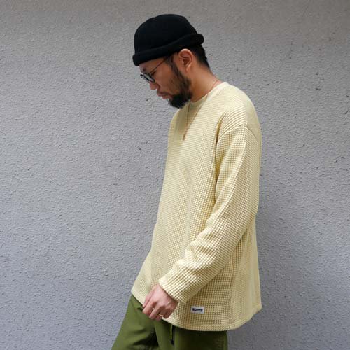 RADIALL [カットソー] BIG WAFFLE CREW NECK T-SHIRT L/S - DOMINO66