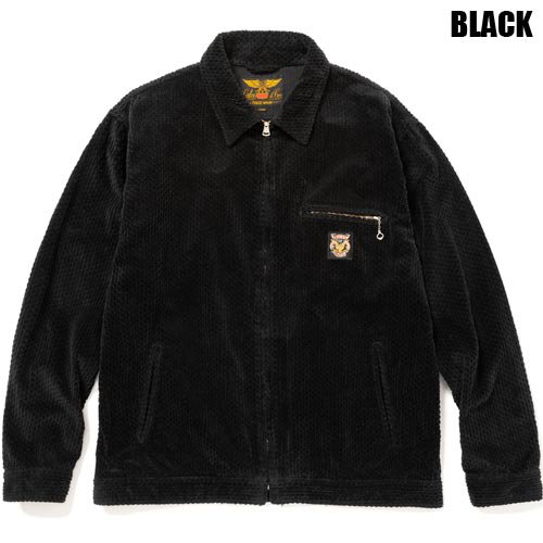CALEE Dobby corduroy work jacket black - ブルゾン