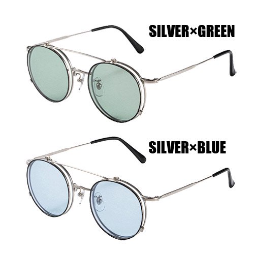 <img class='new_mark_img1' src='https://img.shop-pro.jp/img/new/icons47.gif' style='border:none;display:inline;margin:0px;padding:0px;width:auto;' />CALEE_[] FLIP UP TYPE CIRCLE METAL GLASSES -LIMITED-