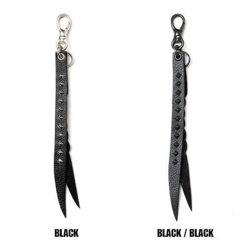 <img class='new_mark_img1' src='https://img.shop-pro.jp/img/new/icons5.gif' style='border:none;display:inline;margin:0px;padding:0px;width:auto;' />CALEE_[]STUDS & KNITTING LEATHER SHORT KEY RING TYPE B