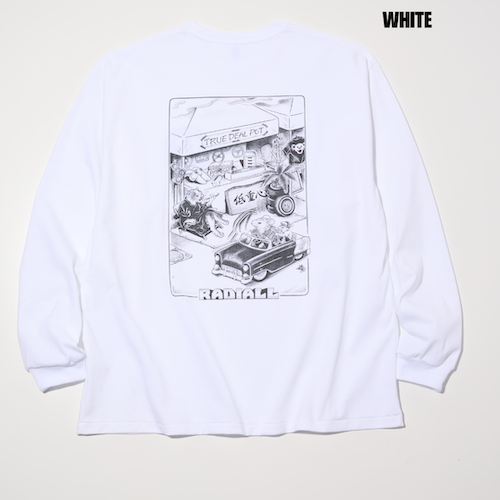 <img class='new_mark_img1' src='https://img.shop-pro.jp/img/new/icons5.gif' style='border:none;display:inline;margin:0px;padding:0px;width:auto;' />RADIALL[L/S TEE]SCHOJU GIGA - CREW NECK T-SHIRT L/S