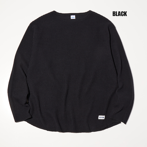 <img class='new_mark_img1' src='https://img.shop-pro.jp/img/new/icons5.gif' style='border:none;display:inline;margin:0px;padding:0px;width:auto;' />RADIALL[åȥ] BIG WAFFLE - BOAT NECK T-SHIRT L/S