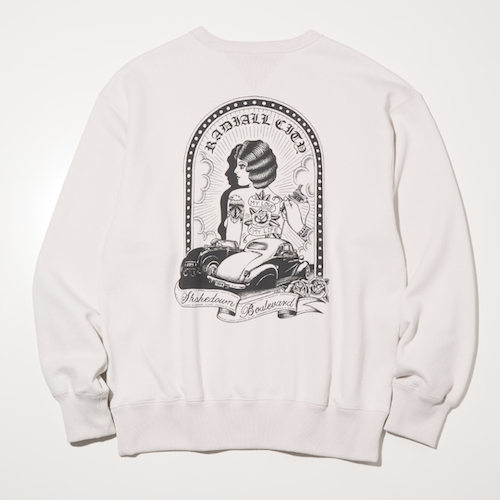 <img class='new_mark_img1' src='https://img.shop-pro.jp/img/new/icons5.gif' style='border:none;display:inline;margin:0px;padding:0px;width:auto;' />RADIALL[ѡ]BOULEVARD(1) - LOOPWHEEL CREW NECK SWEATSHIRT L/S