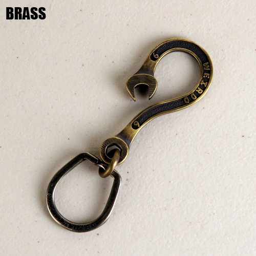 <img class='new_mark_img1' src='https://img.shop-pro.jp/img/new/icons46.gif' style='border:none;display:inline;margin:0px;padding:0px;width:auto;' />WEIRDO_?SPANNER-KEY FOB(BRASS)