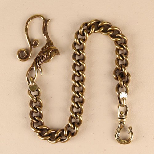 WALLET CHAIN-BRASS-(G.S.V×galcia) - DOMINO66 ONLINE STORE 
