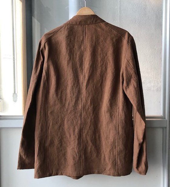 SALE／74%OFF】 タグ付 auralee washed linen jacket サイズ4 gefert ...