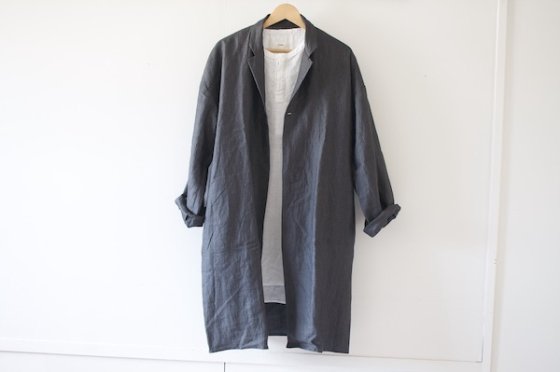 Livery coat Tailored color(unisex_麻) - MUYA - - Less web store