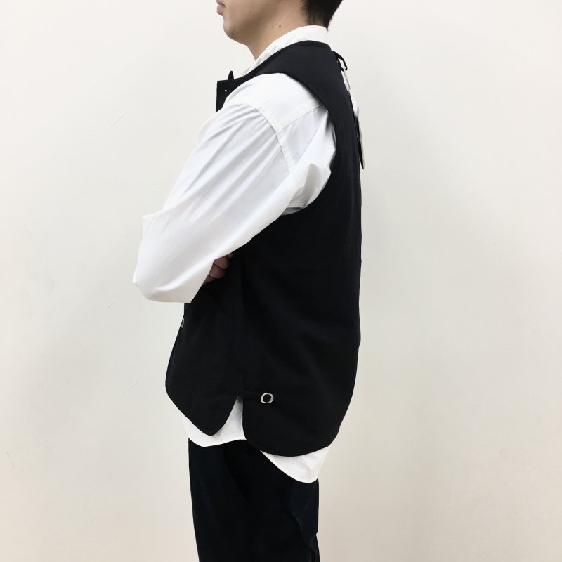  ARAN VEST (BLACK) 